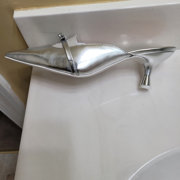 Silver Slip-ons - Picture 4 of 5